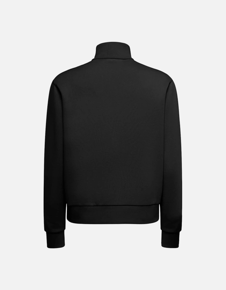 1/4 Zip Logo Sweatshirt Black