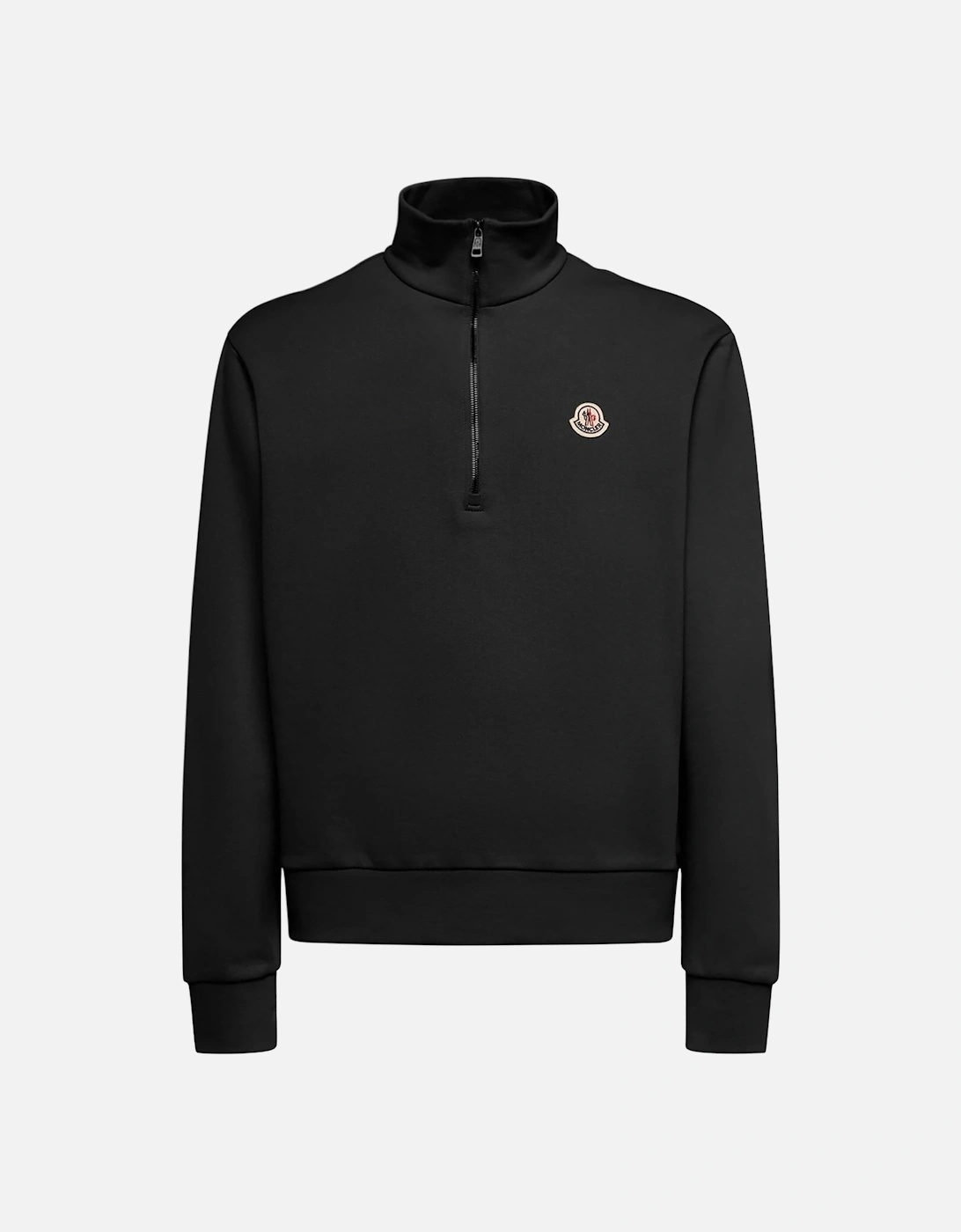 1/4 Zip Logo Sweatshirt Black, 5 of 4