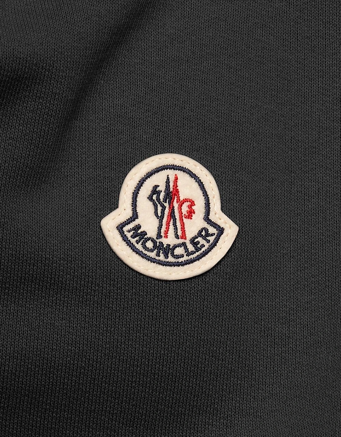 1/4 Zip Logo Sweatshirt Black