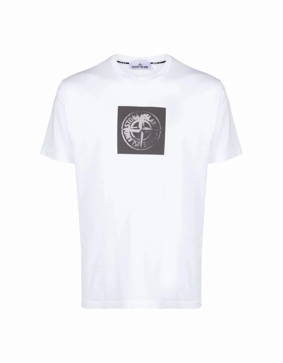 Compass Print Cotton T-shirt White, 6 of 5