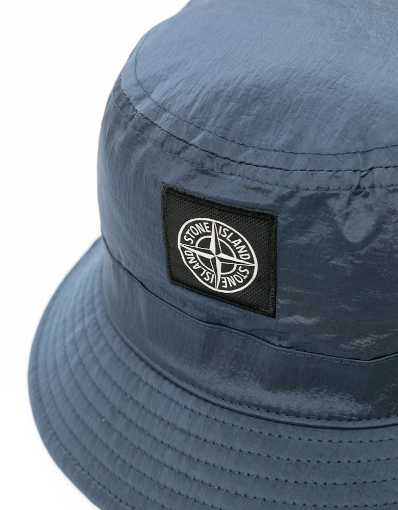 Patch Logo Bucket Hat Blue