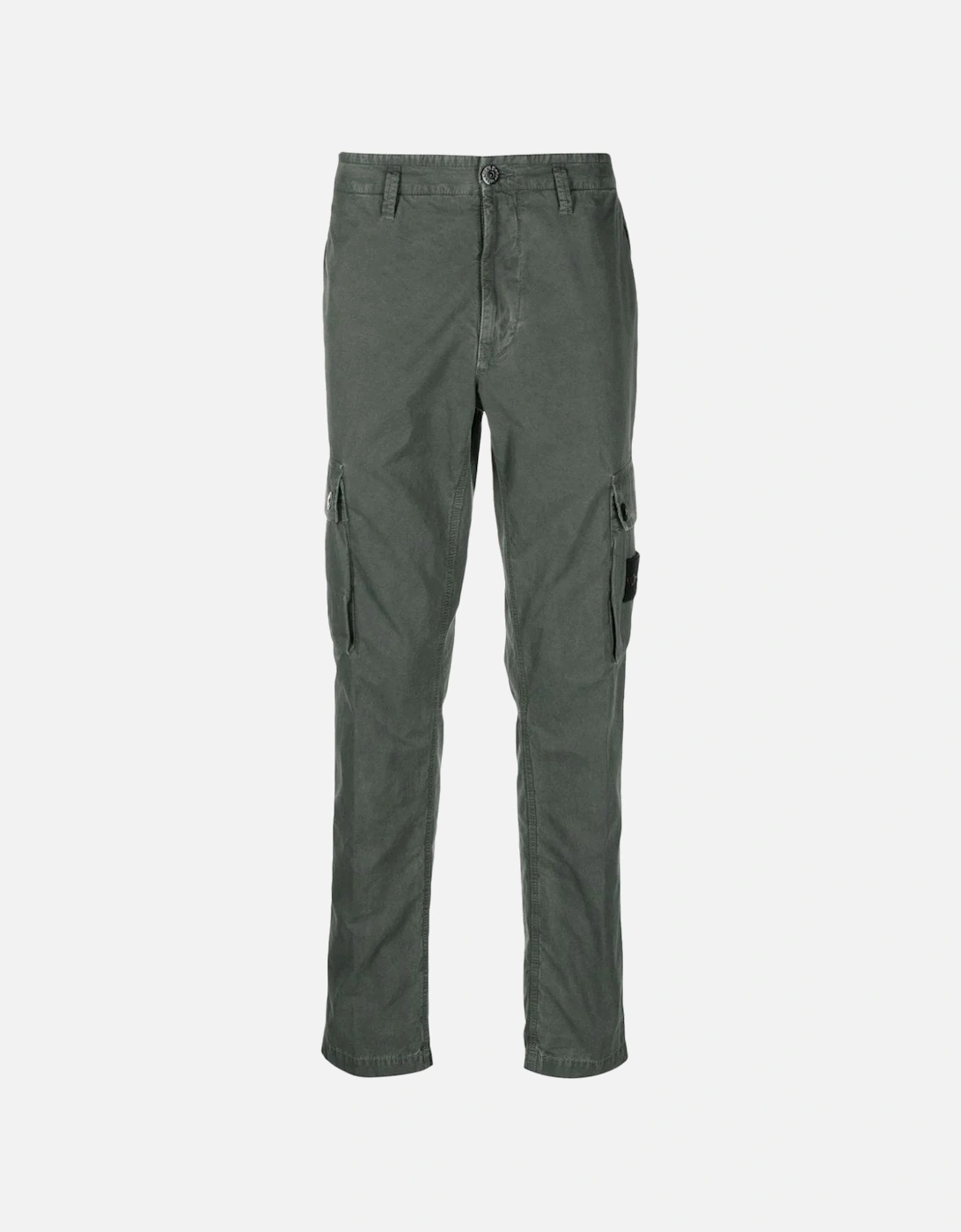 Cotton Slim Combat Trousers Green, 6 of 5