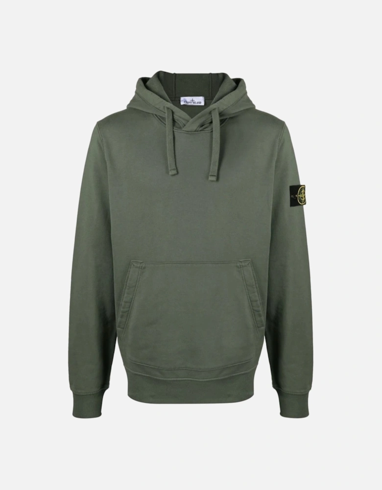 Classic Cotton Pullover Hoodie Green