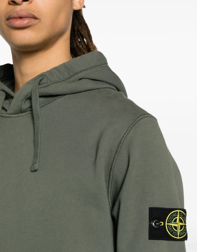 Classic Cotton Pullover Hoodie Green