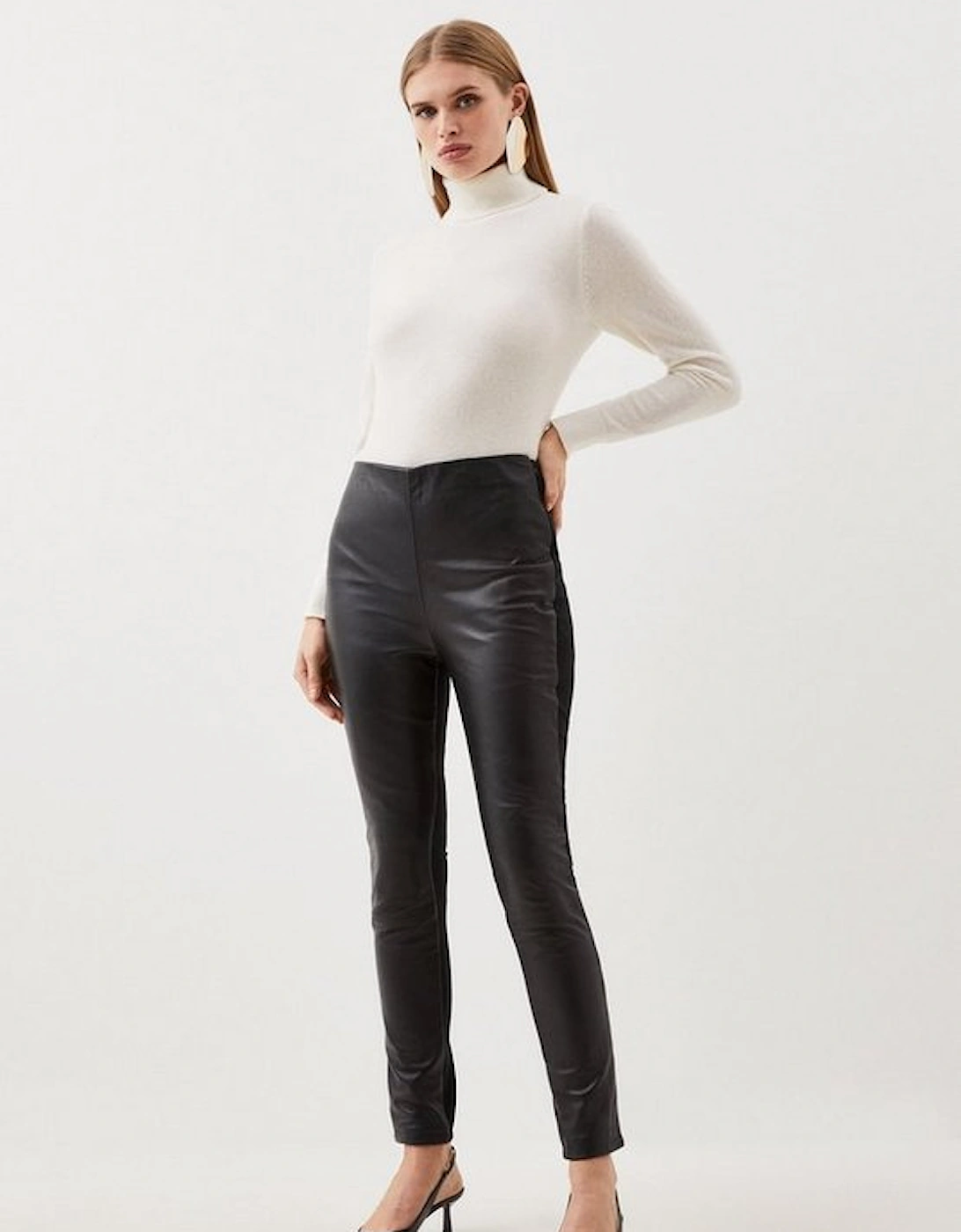Faux Leather and Ponte Legging, 5 of 4