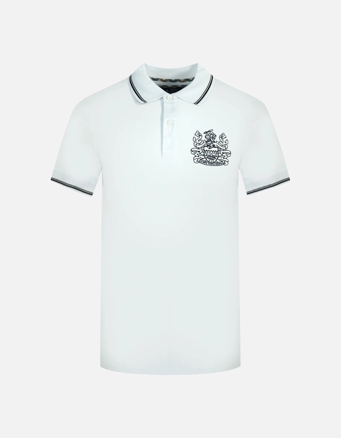 Aldis Tipped White Polo Shirt, 3 of 2