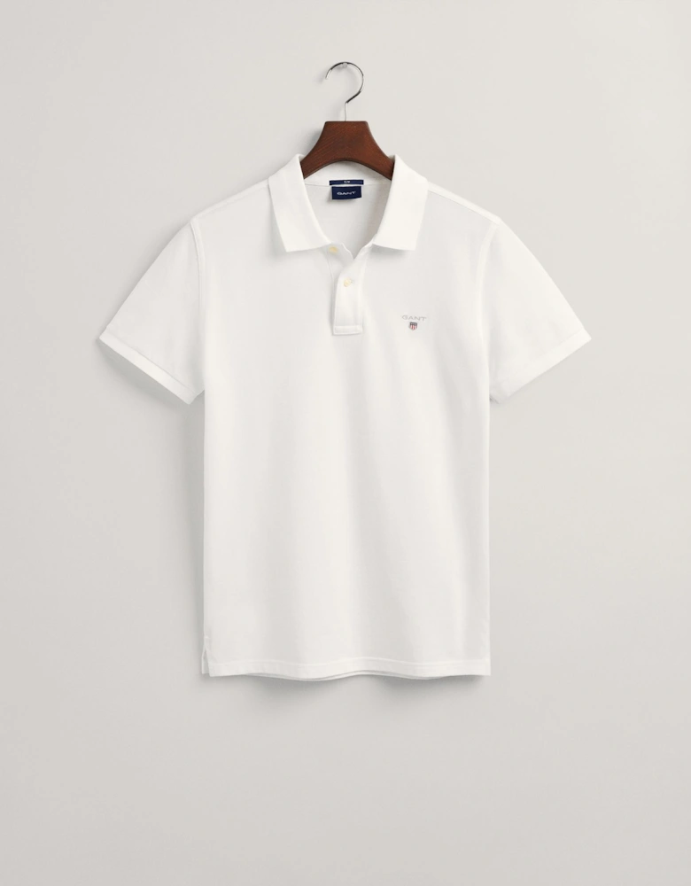 Mens Original Slim Fit Pique Polo Shirt