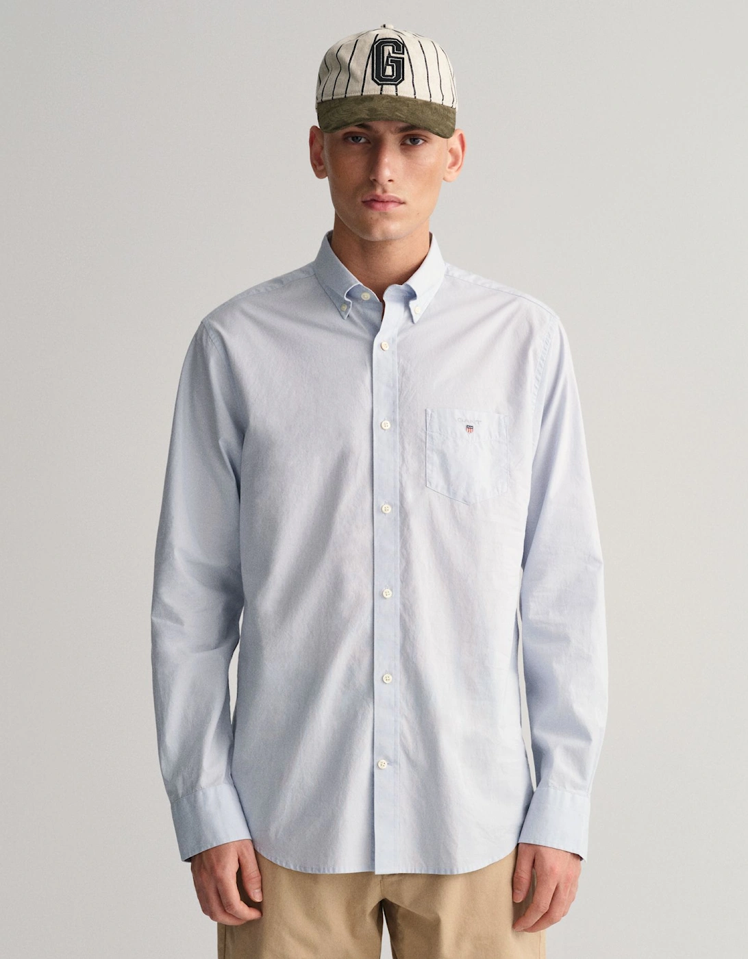 Mens Regular Fit Broadcloth Shirt, 7 of 6