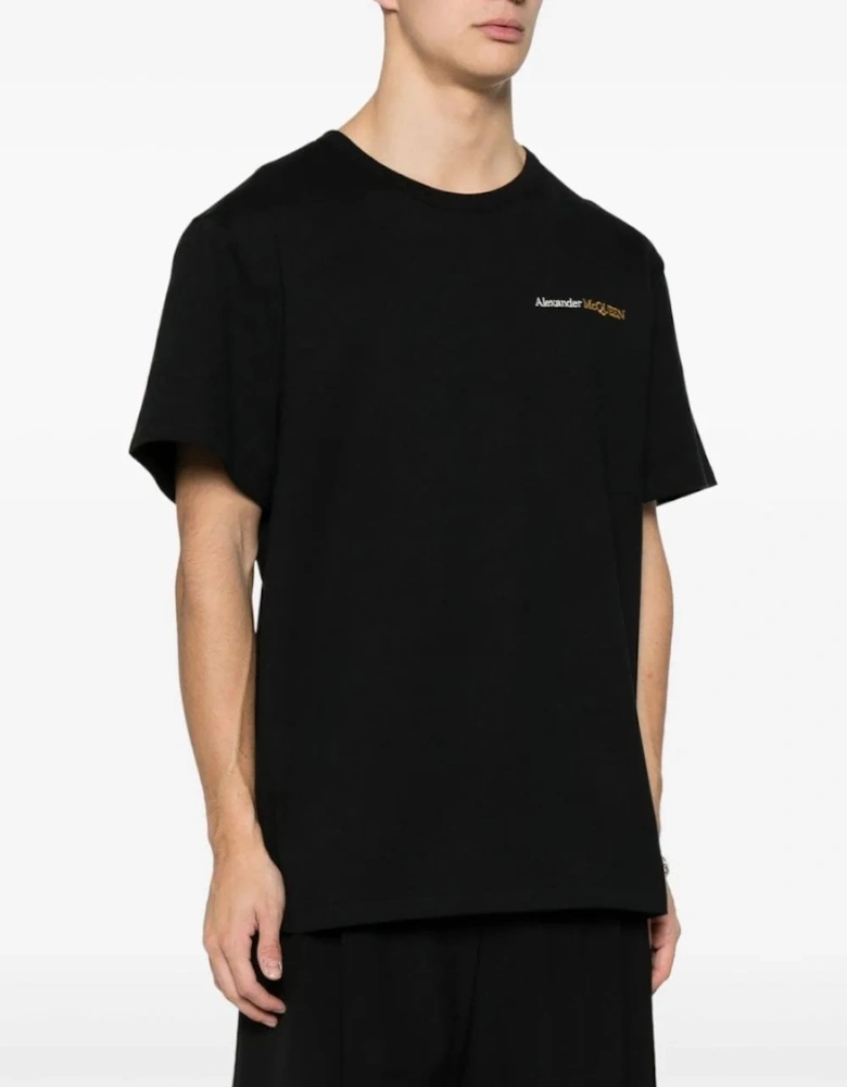 Mid Weight Jersey Logo T-shirt Black
