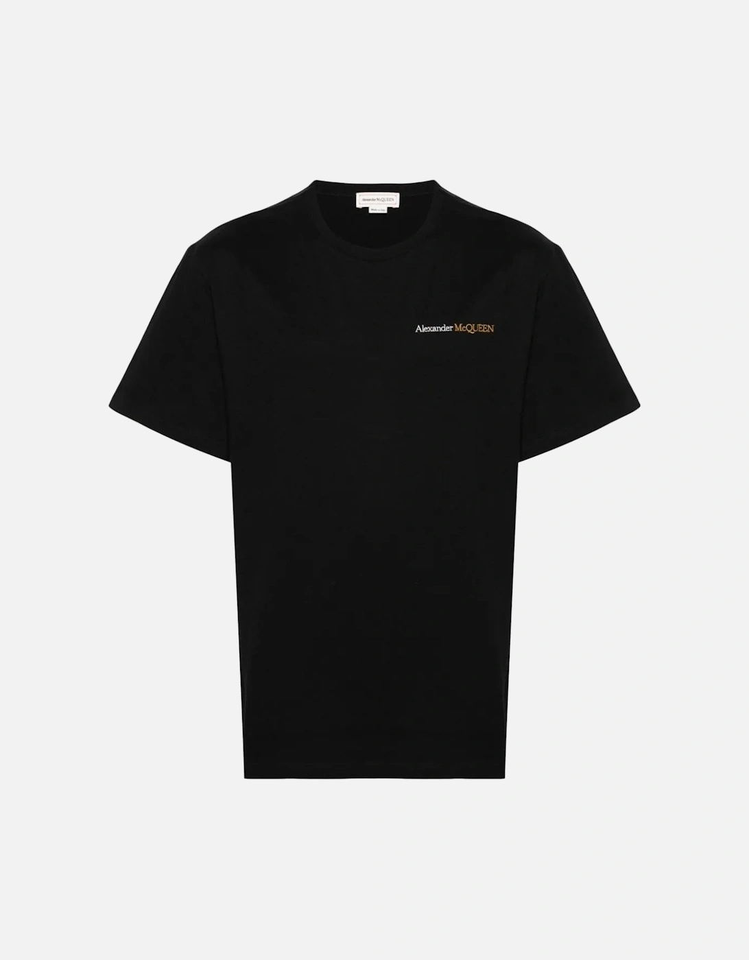 Mid Weight Jersey Logo T-shirt Black, 8 of 7