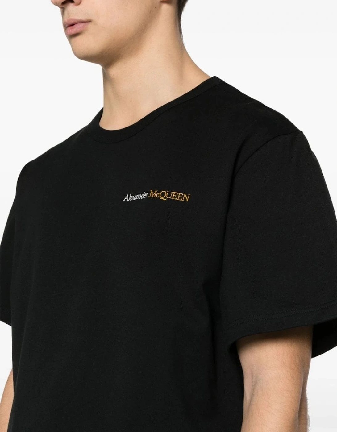 Mid Weight Jersey Logo T-shirt Black