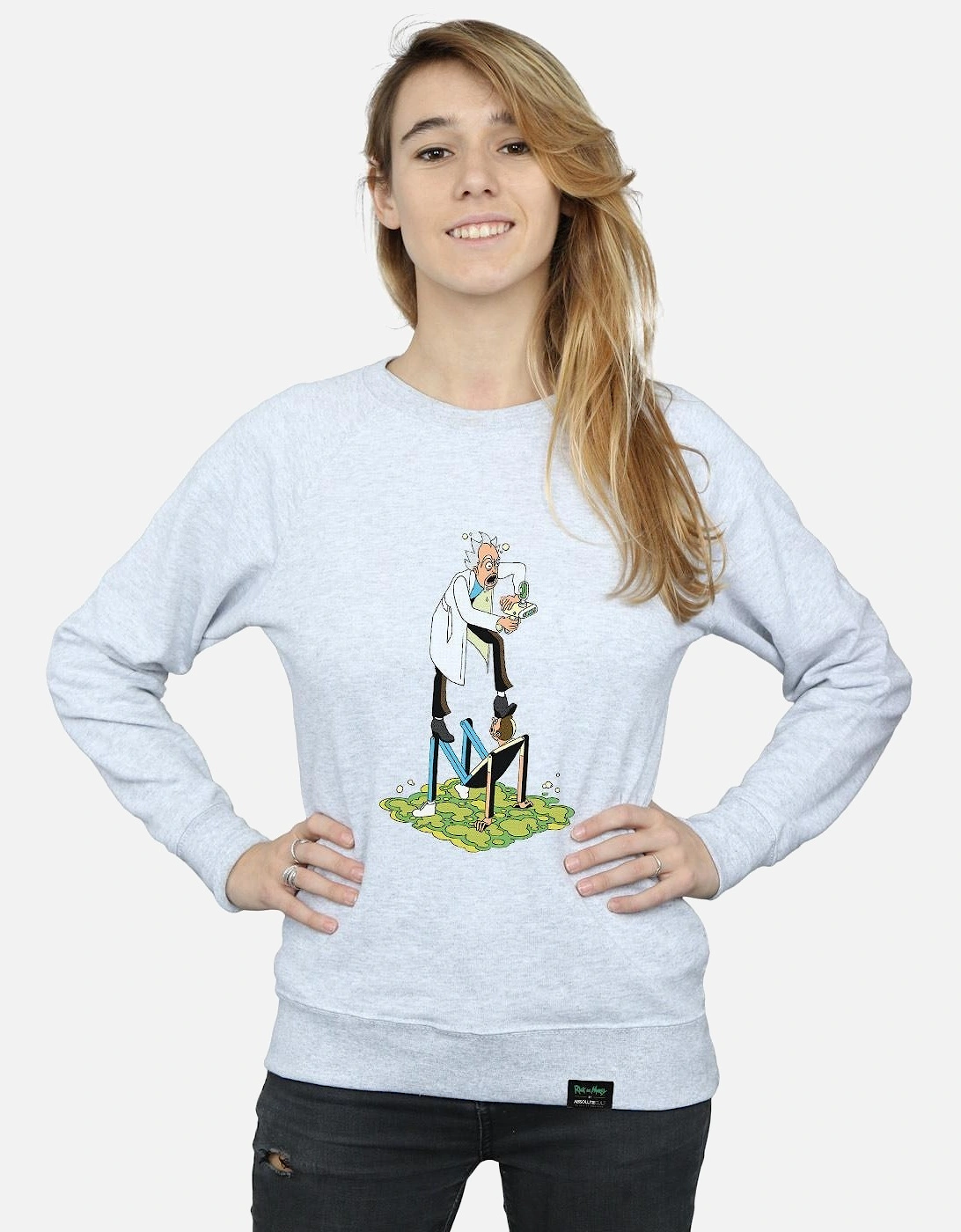 Womens/Ladies Stylised Characters Sweatshirt
