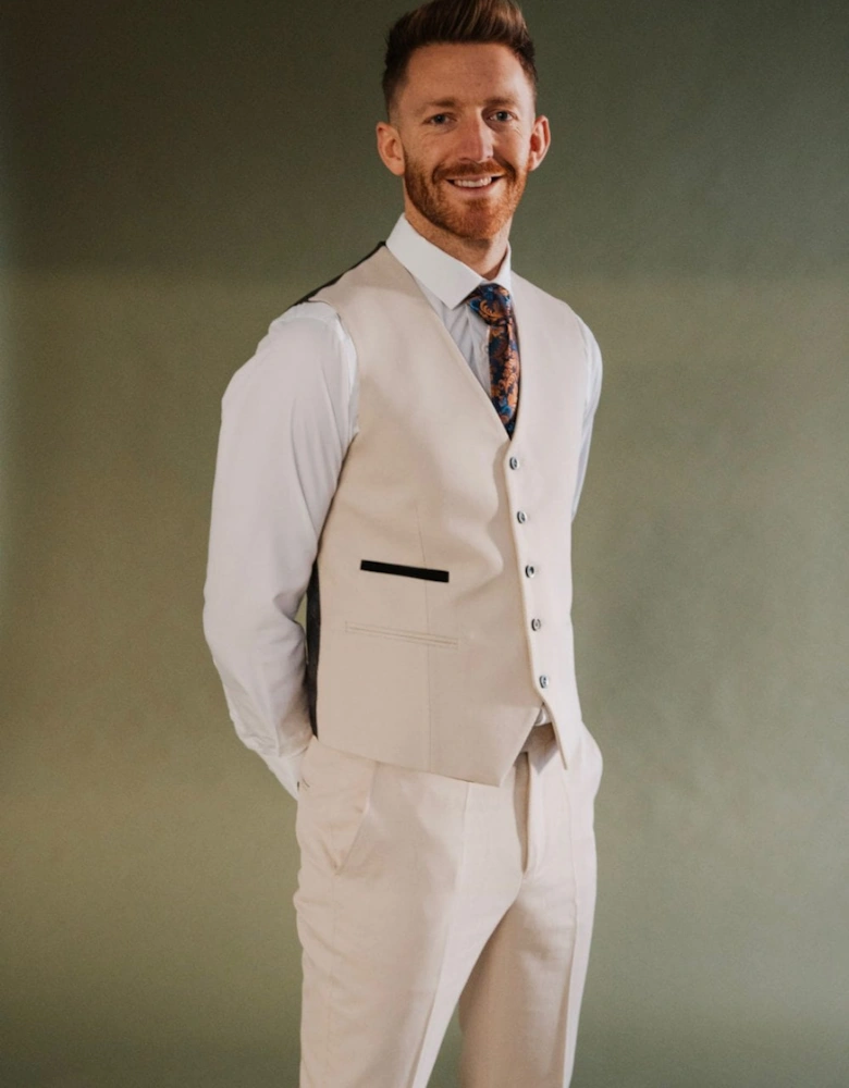 Sandro Beige Waistcoat