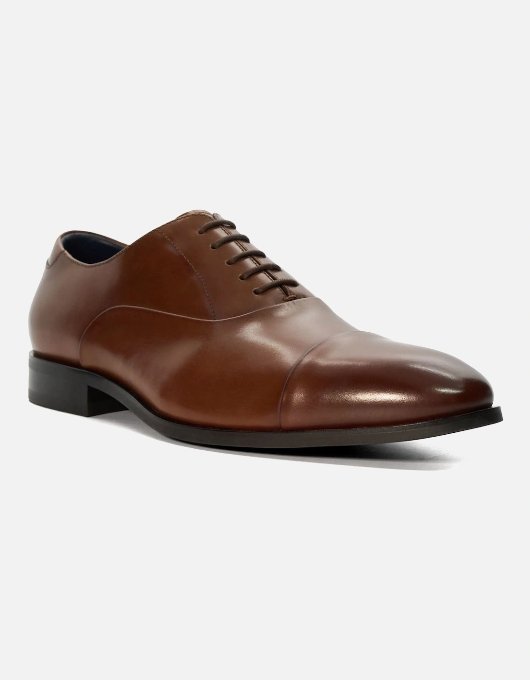 Mens  Secrecy - Wide Fit Leather Oxford Shoes, 6 of 5