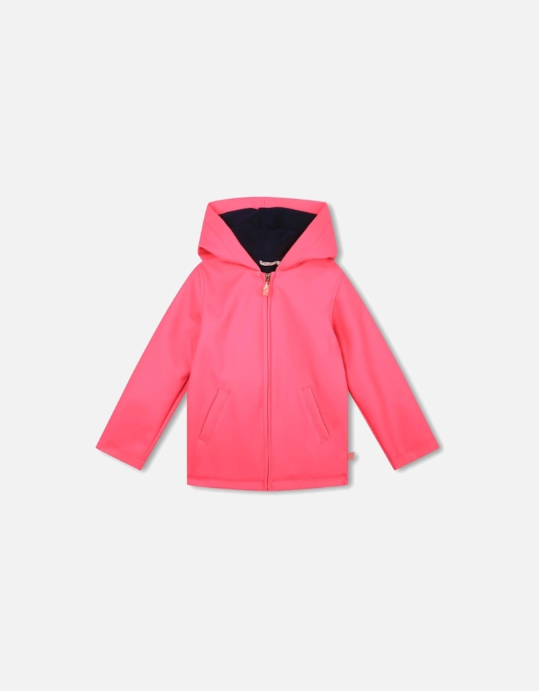 Billieblush Girls Pink Rain Coat