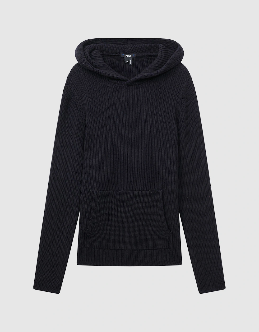 Paige Cotton Cable Knitted Hoodie, 2 of 1