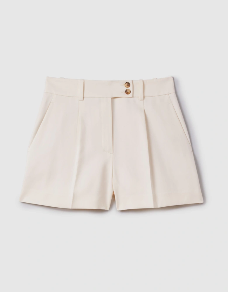 Front Pleat Tailored Shorts