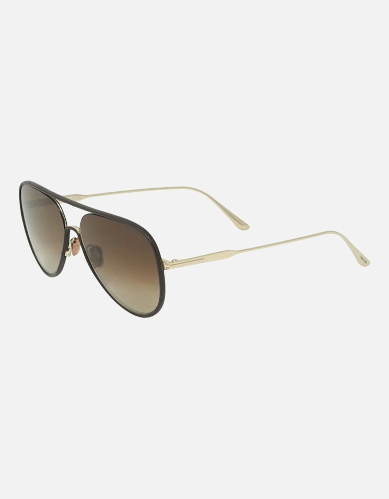 Jessie-02 FT1016 32G Gold Sunglasses