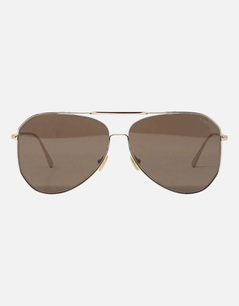 Charles 02 Ft0853 28E Rose Gold Sunglasses