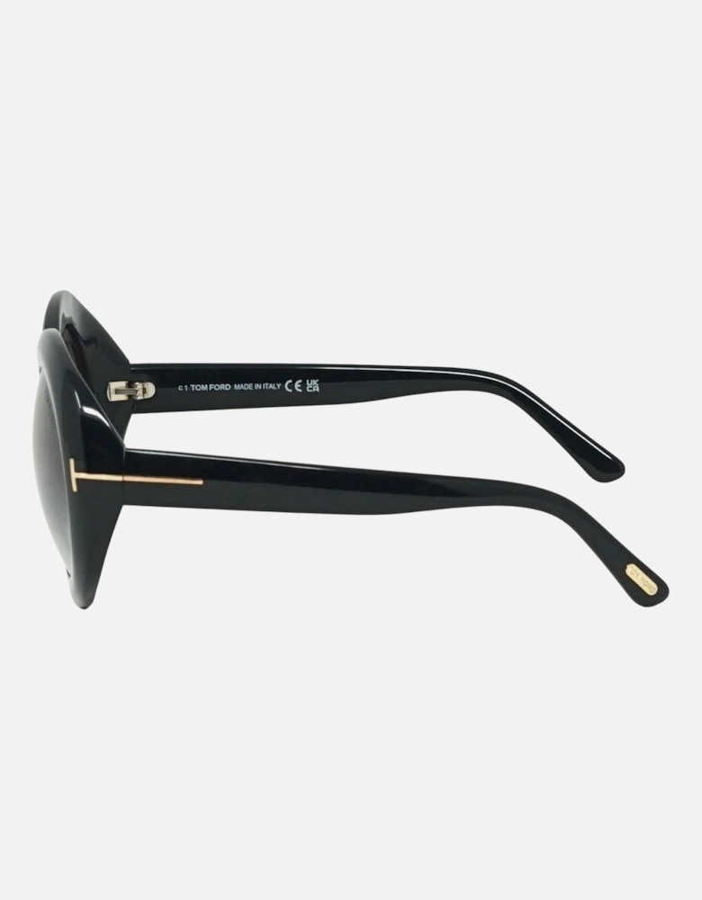 Liya 02 Ft0918 01B Black Sunglasses