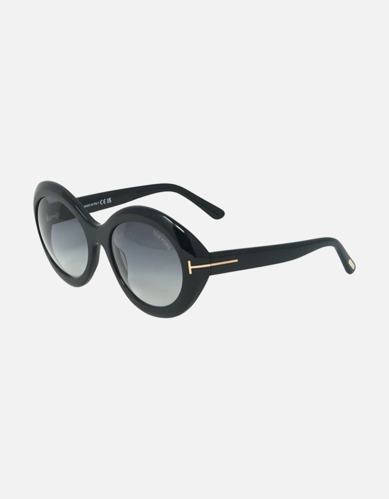 Liya-02 FT0918 01B Black Sunglasses