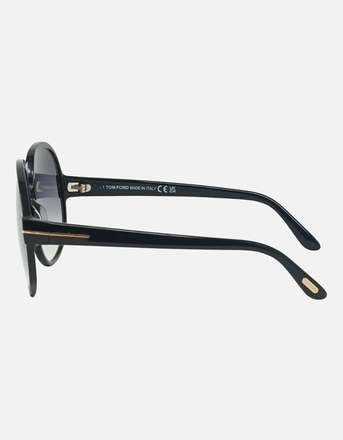 Claude-02 FT0991 01B Black Sunglasses