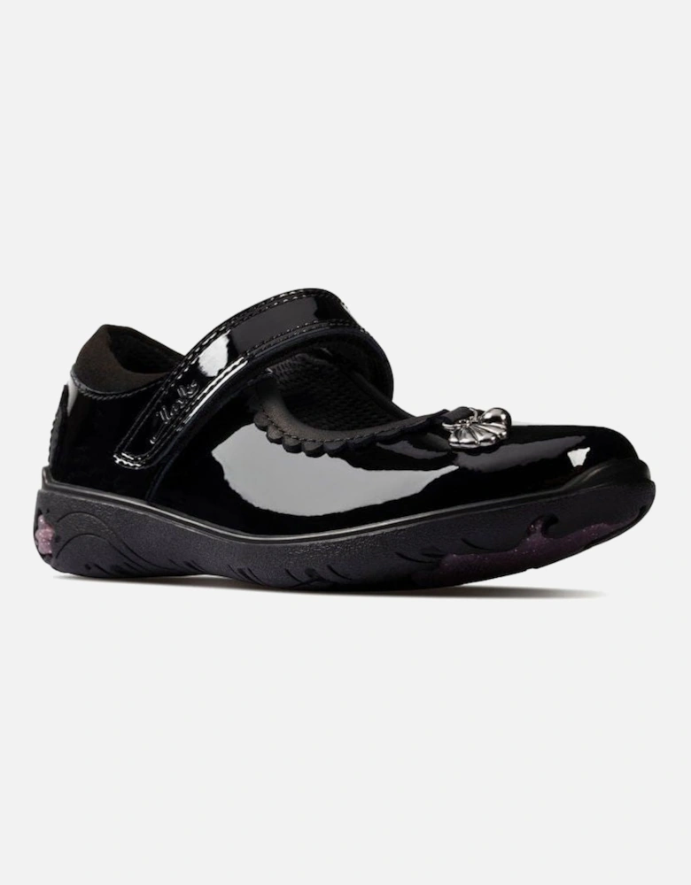 Sea Shimmer Toddler black patent