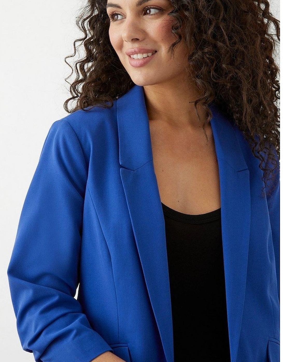 Womens/Ladies Ruched Blazer