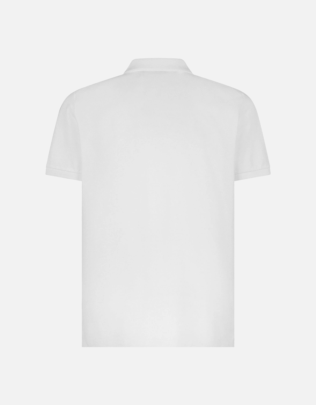 Tennis Fit Logo Polo Shirt White