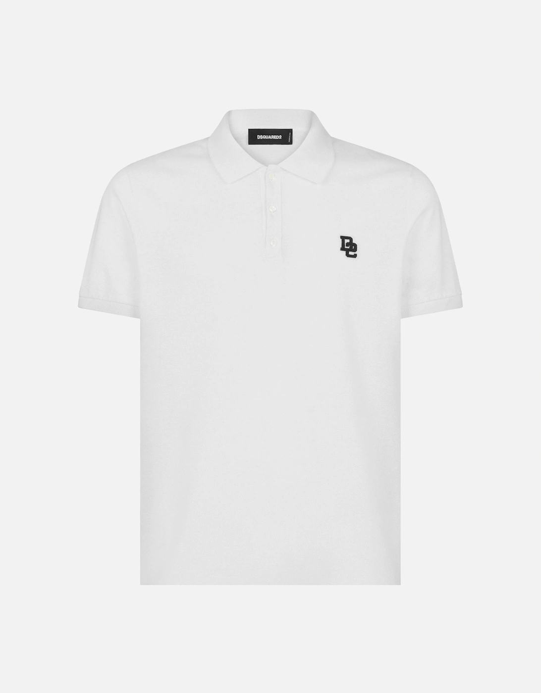 Tennis Fit Logo Polo Shirt White, 3 of 2