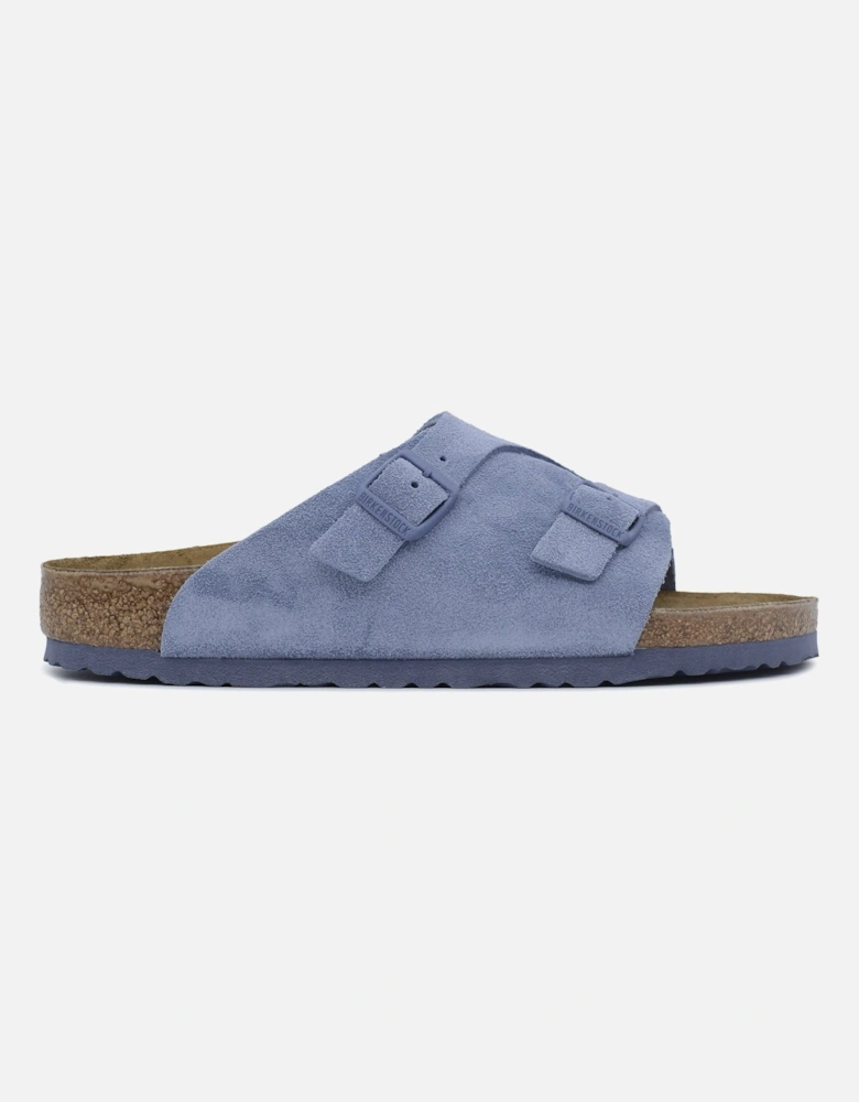 Zurich Suede Sandals Blue