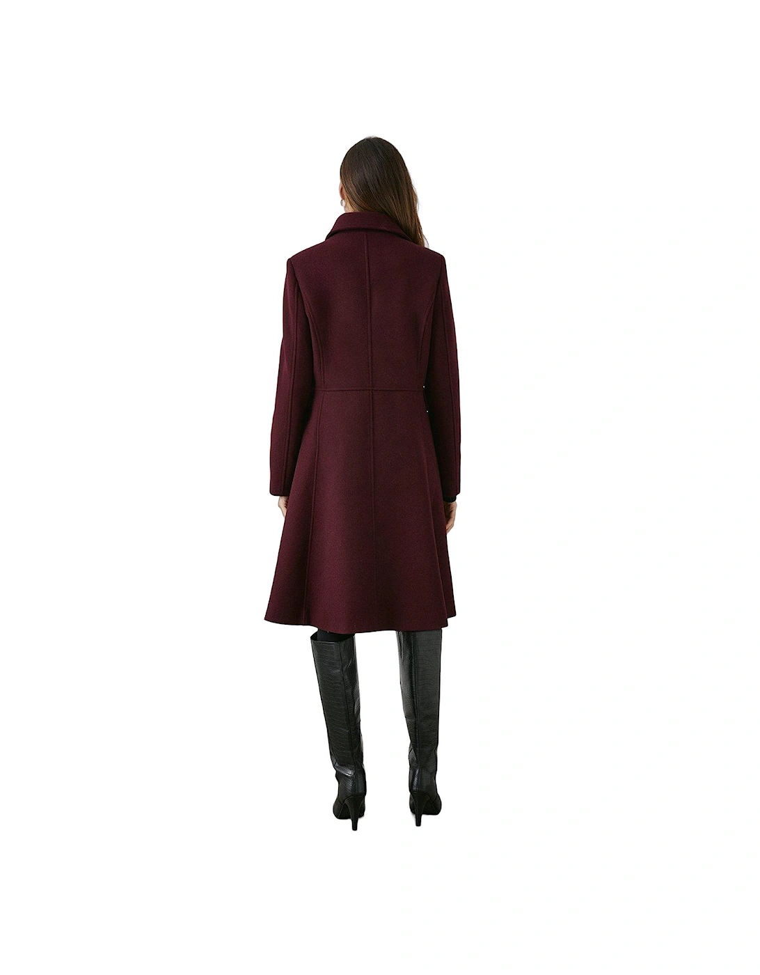 Womens/Ladies Double-Breasted Dolly Coat