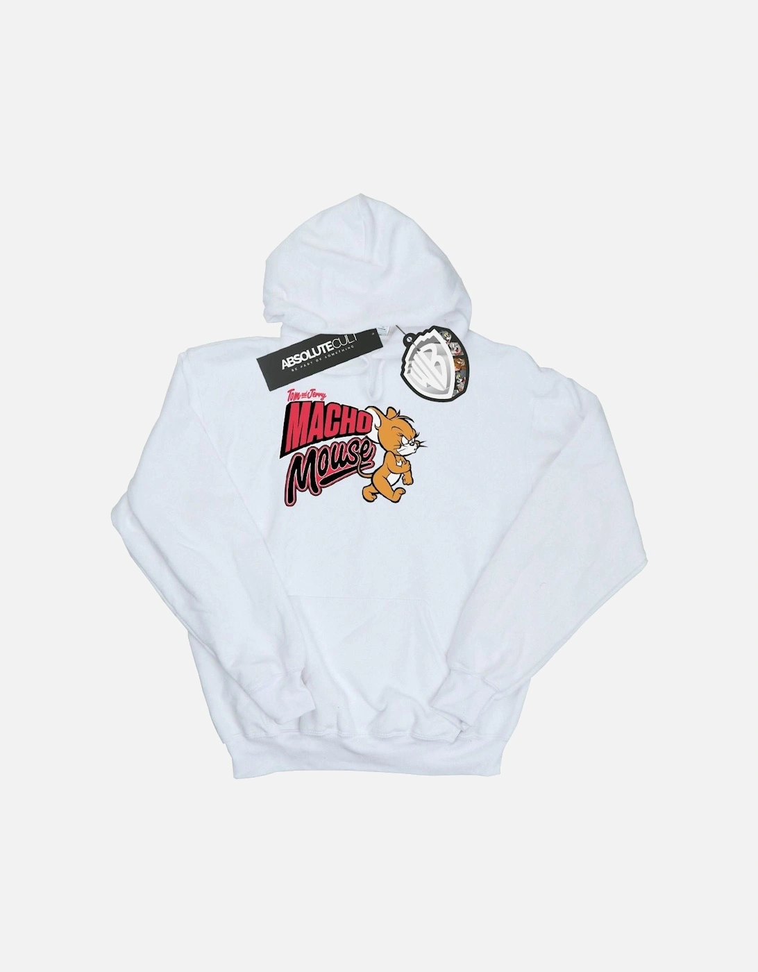Tom And Jerry Womens/Ladies Macho Mouse Hoodie, 6 of 5