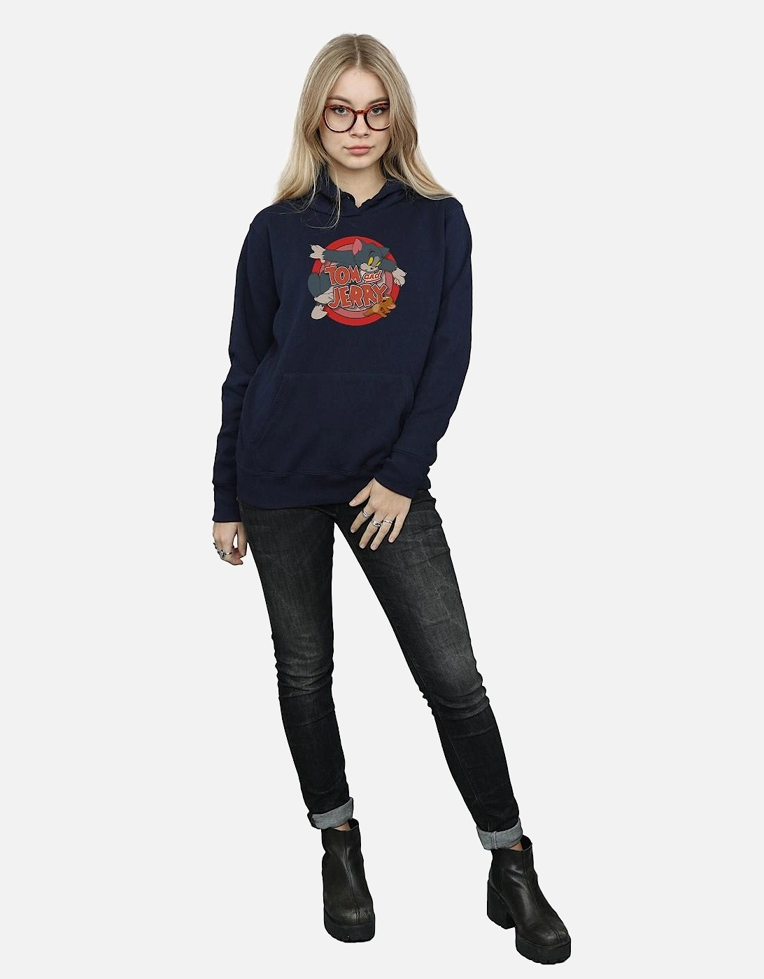 Tom And Jerry Womens/Ladies Classic Catch Hoodie