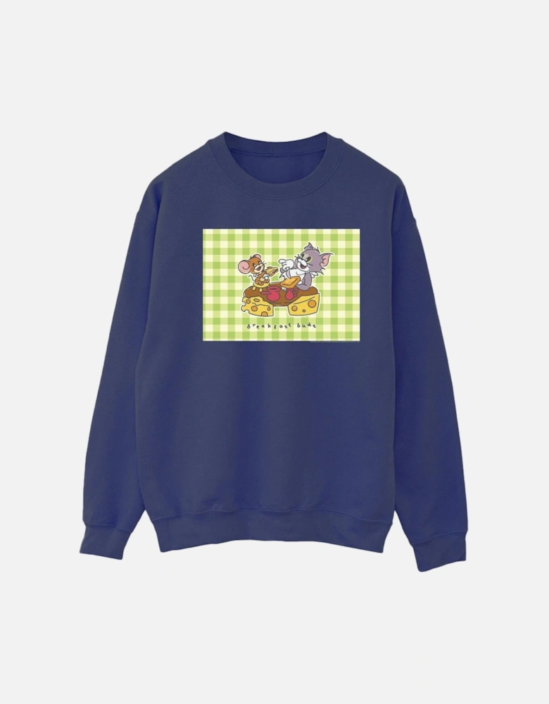 Tom And Jerry Womens/Ladies Breakfast Buds Sweatshirt