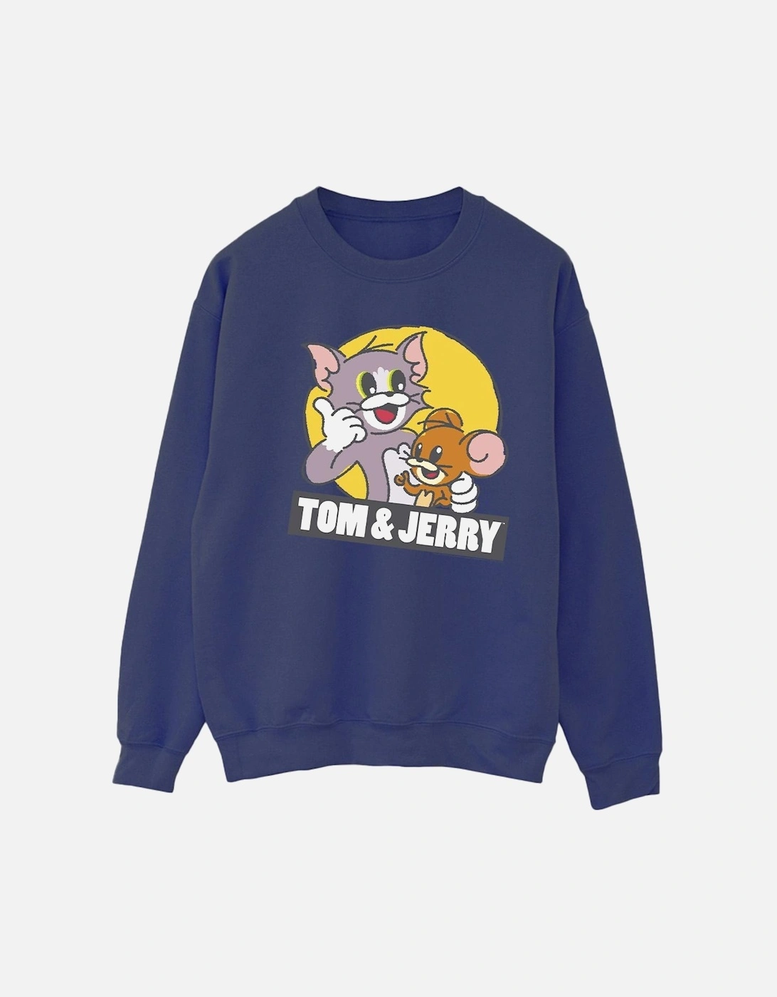 Tom And Jerry Womens/Ladies Sketch Logo Sweatshirt, 4 of 3