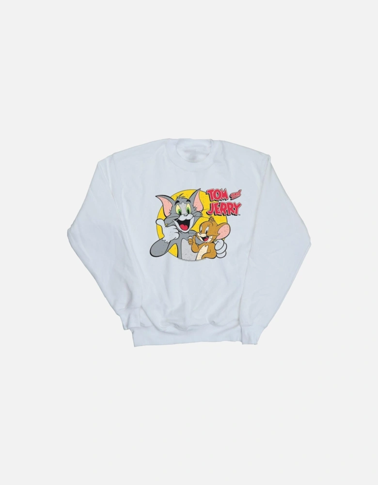 Tom And Jerry Girls Thumbs Up Sweatshirt