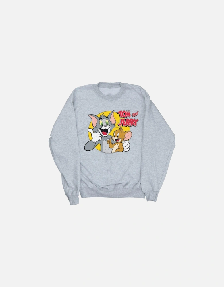 Tom And Jerry Womens/Ladies Thumbs Up Sweatshirt