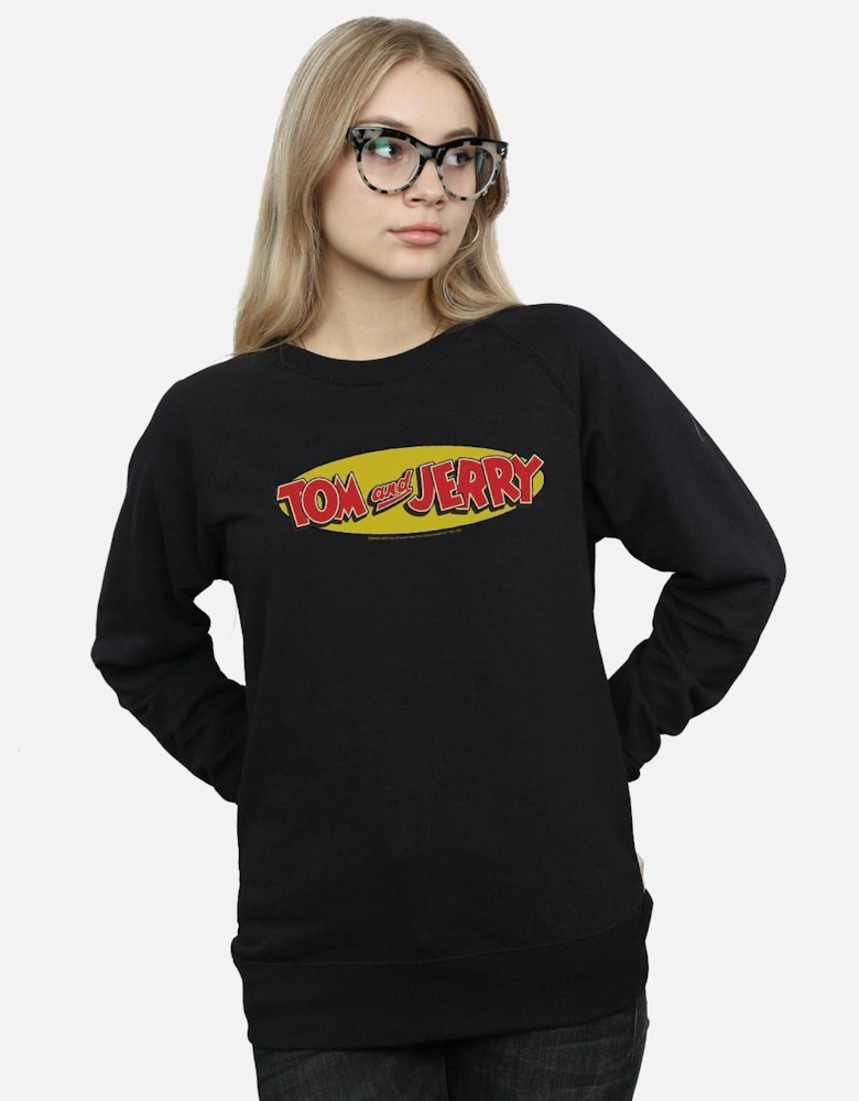 Tom And Jerry Womens/Ladies Inline Logo Sweatshirt