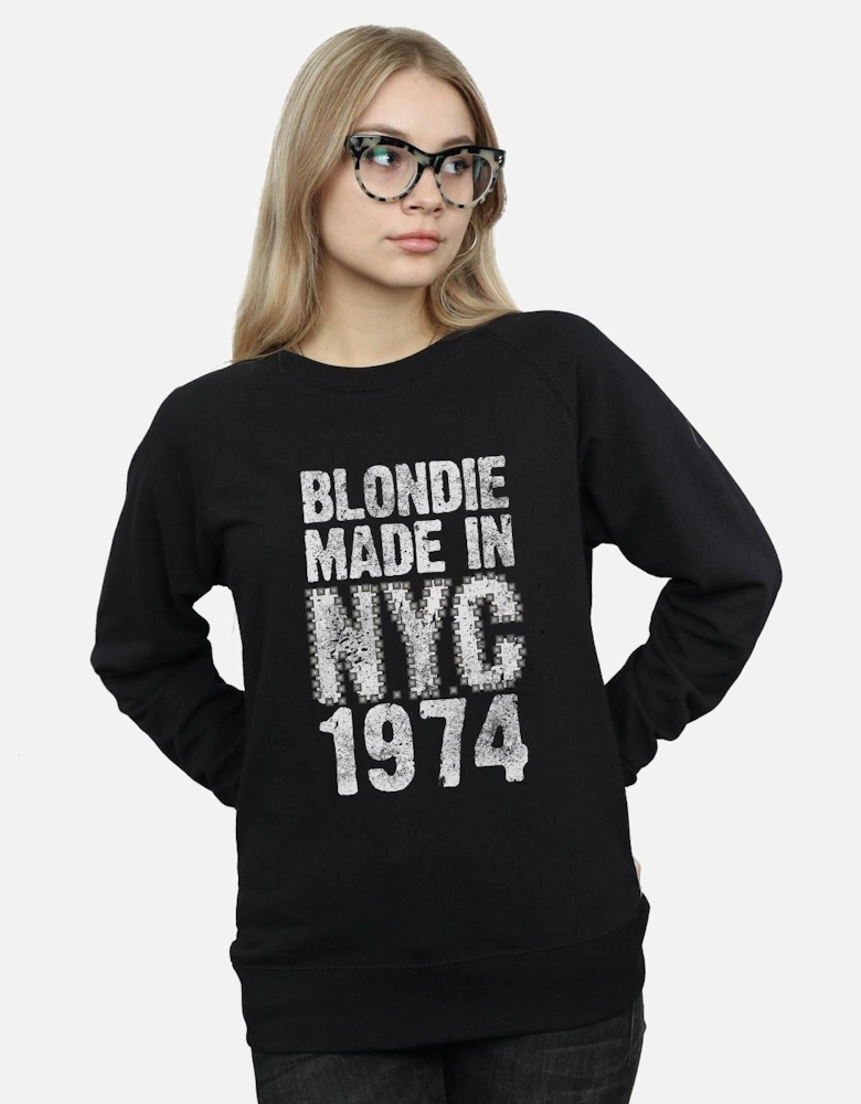 Womens/Ladies Punk NYC Sweatshirt