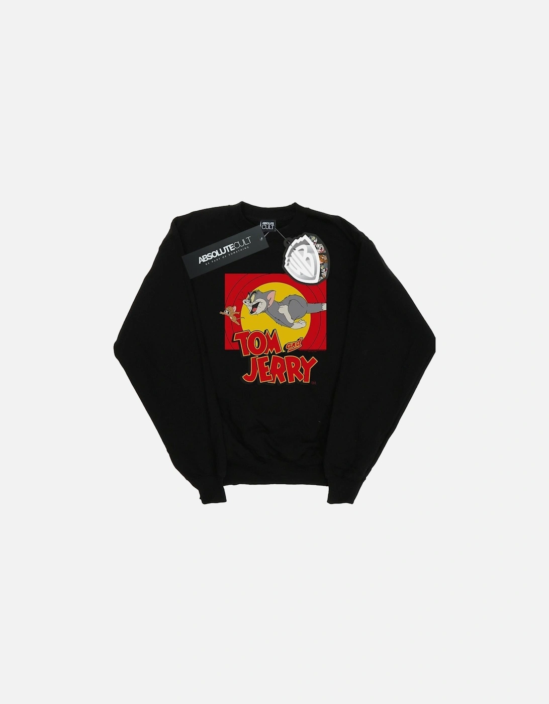 Tom And Jerry Mens Chase Scene Sweatshirt, 4 of 3