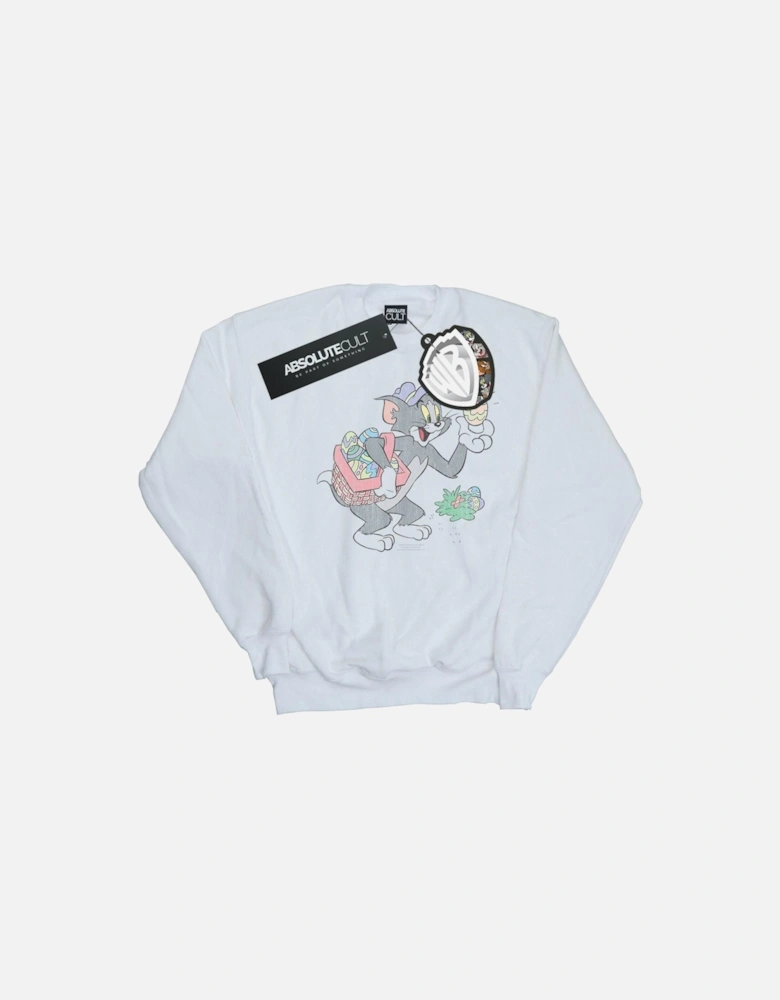 Tom And Jerry Mens Egg Hunt Sweatshirt