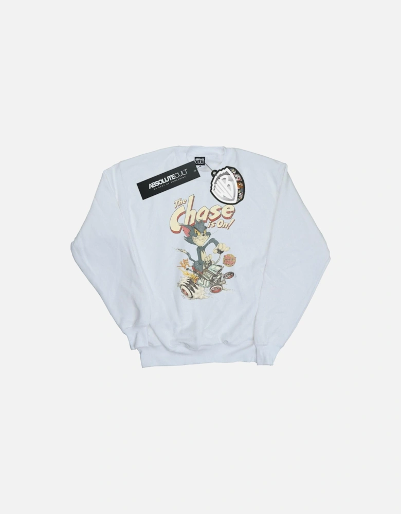 Tom And Jerry Mens The Chase Is On Sweatshirt