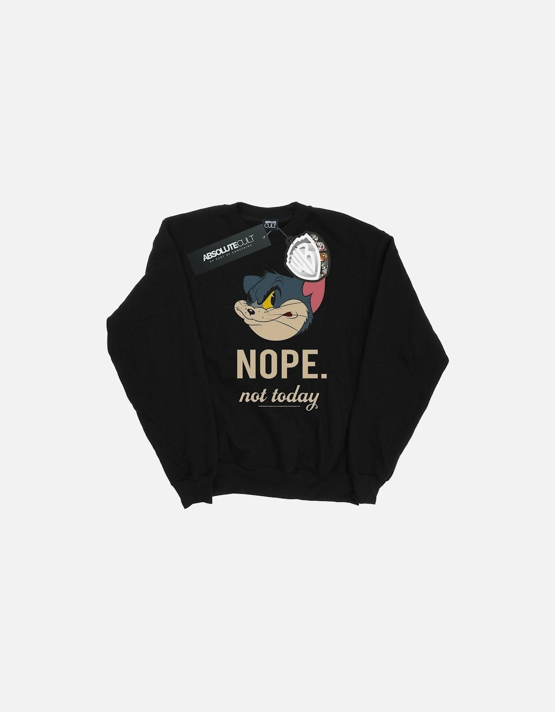 Tom And Jerry Mens Nope Not Today Sweatshirt, 4 of 3