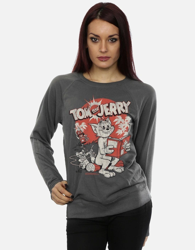 Tom And Jerry Womens/Ladies Rocket Prank Sweatshirt