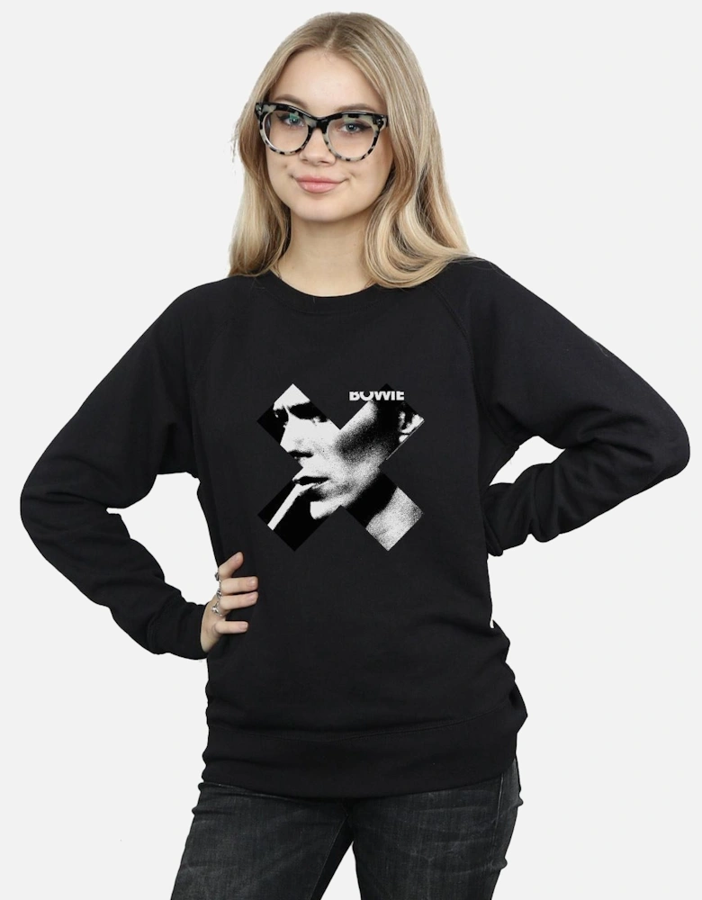 Womens/Ladies Cross Smoke Sweatshirt