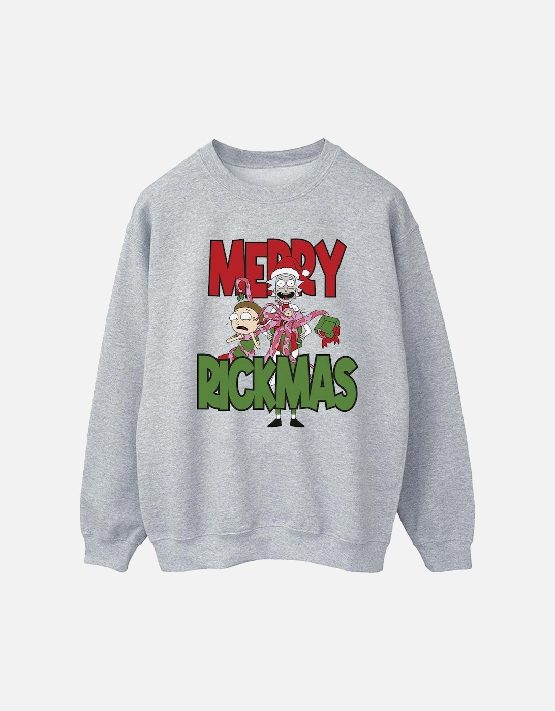 Womens/Ladies Merry Rickmas Sweatshirt, 4 of 3