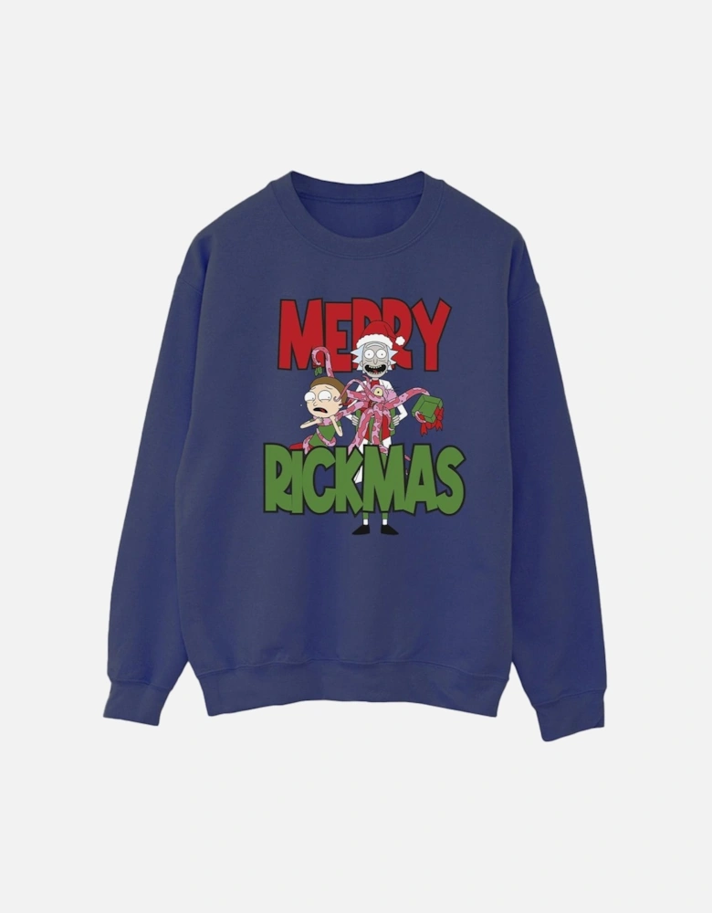 Womens/Ladies Merry Rickmas Sweatshirt