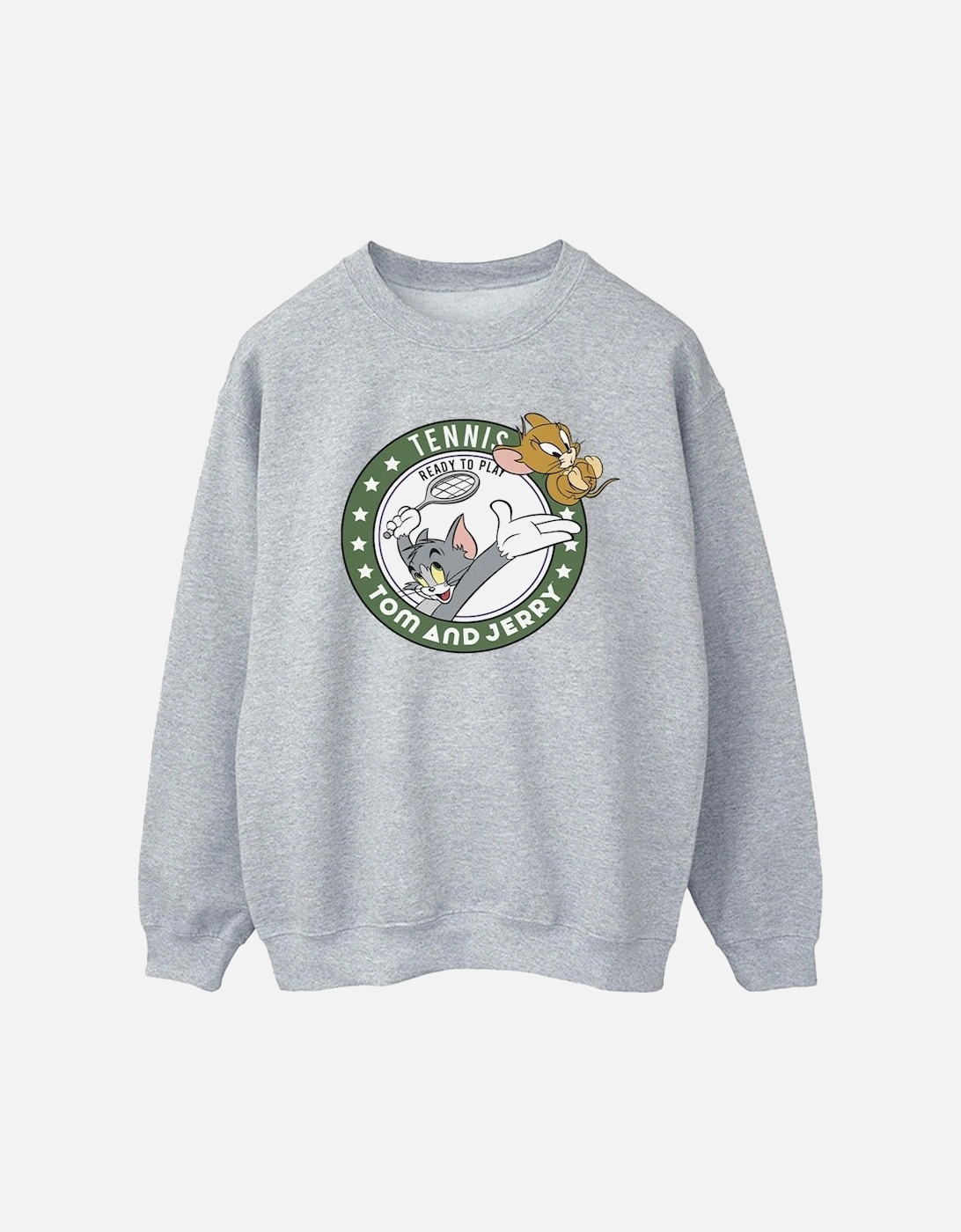 Tom And Jerry Womens/Ladies Tennis Ready To Play Sweatshirt, 5 of 4