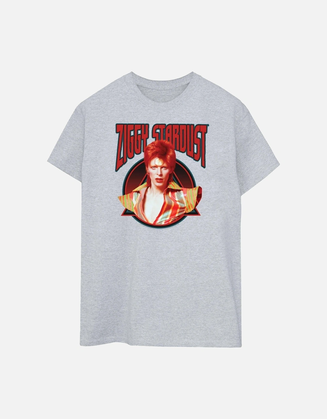 Womens/Ladies Ziggy Stardust Boyfriend Fit Cotton Boyfriend T-Shirt, 3 of 2